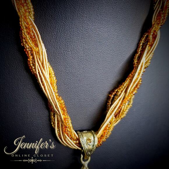 3/$25 Bohemian Teardrop Stone Necklace - Picture 8 of 13